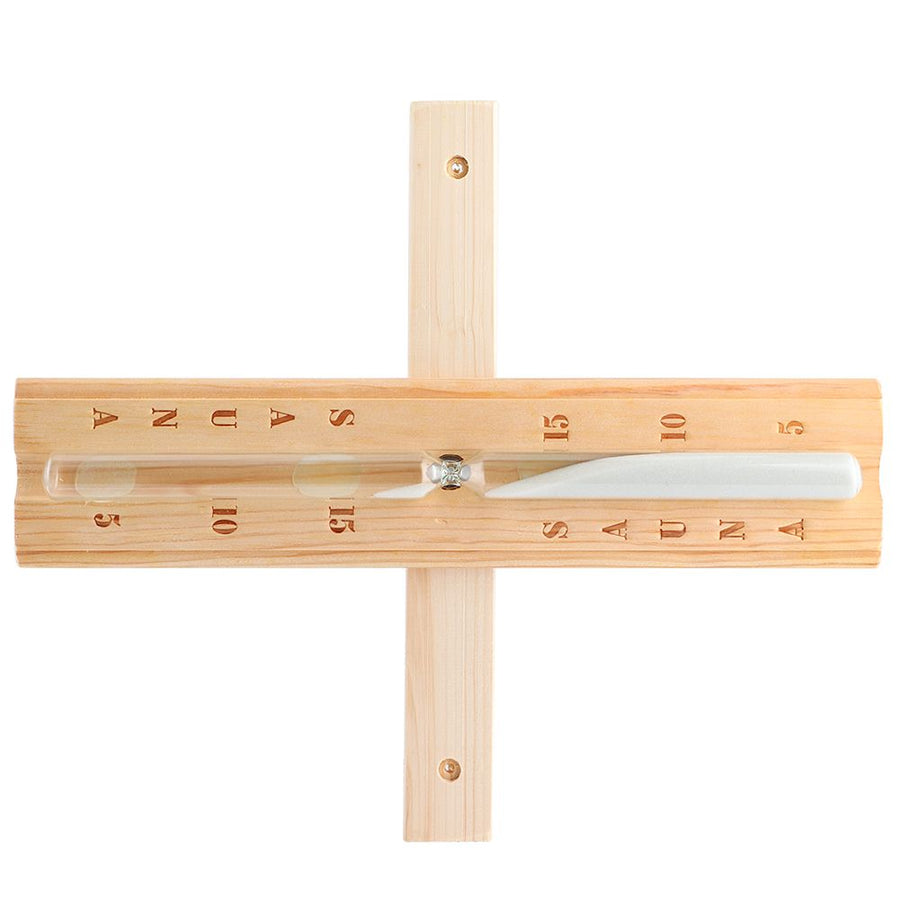 Wooden Sauna Hourglass 15 Minutes Sand Timer Countdown Clock Accessory for Sauna Spa Room