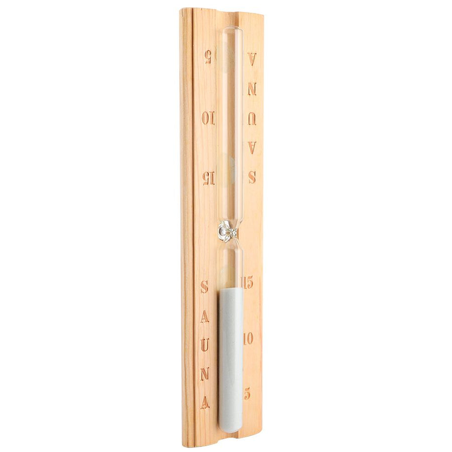 Wooden Sauna Hourglass 15 Minutes Sand Timer Countdown Clock Accessory for Sauna Spa Room