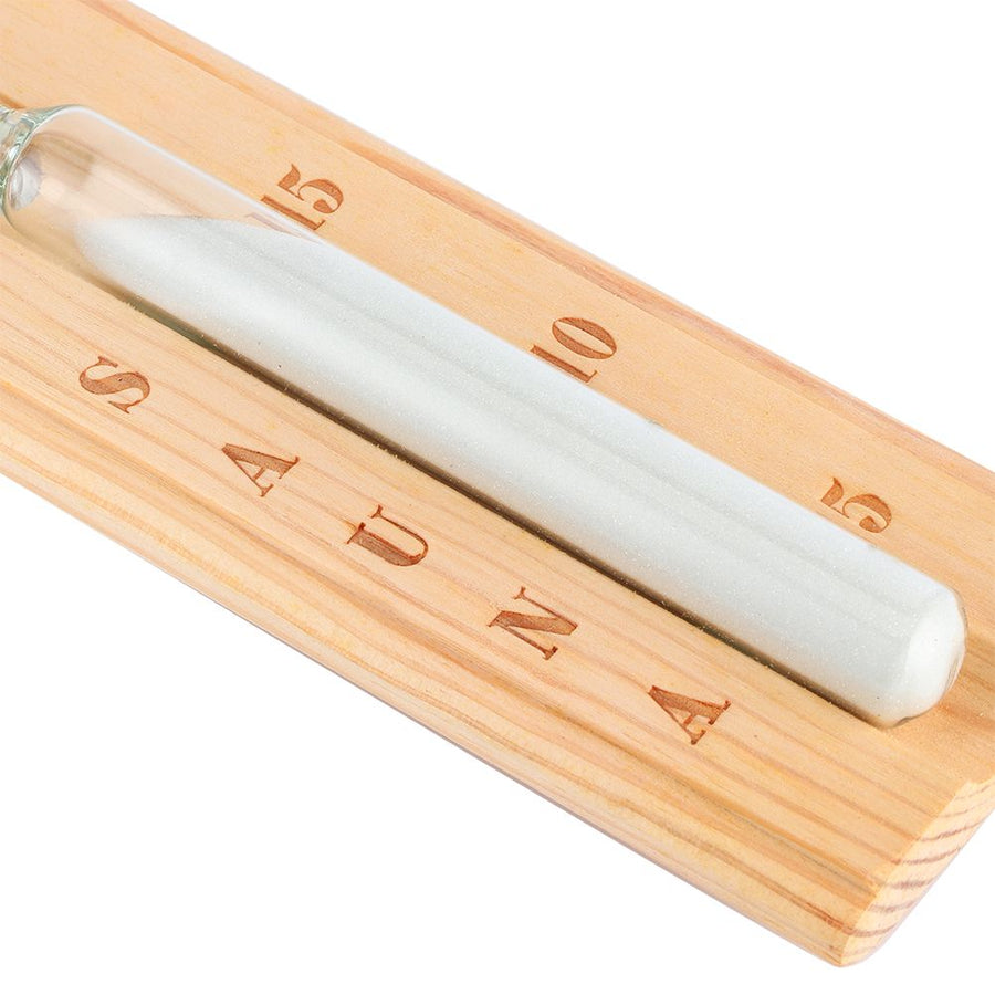 Wooden Sauna Hourglass 15 Minutes Sand Timer Countdown Clock Accessory for Sauna Spa Room