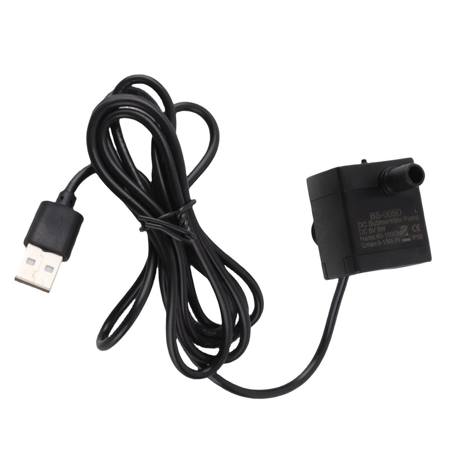 5V Hydroponics Indoor Miniature Fountain Landscape Water Pump Cable for Pond Fish Tanks