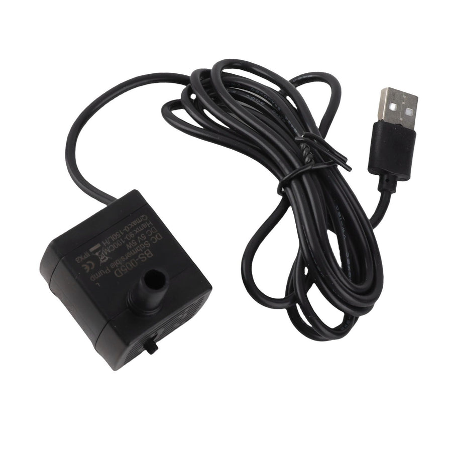5V Hydroponics Indoor Miniature Fountain Landscape Water Pump Cable for Pond Fish Tanks