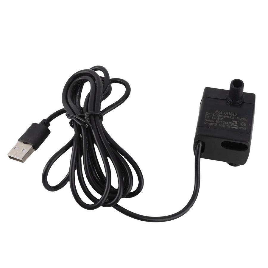 5V Hydroponics Indoor Miniature Fountain Landscape Water Pump Cable for Pond Fish Tanks