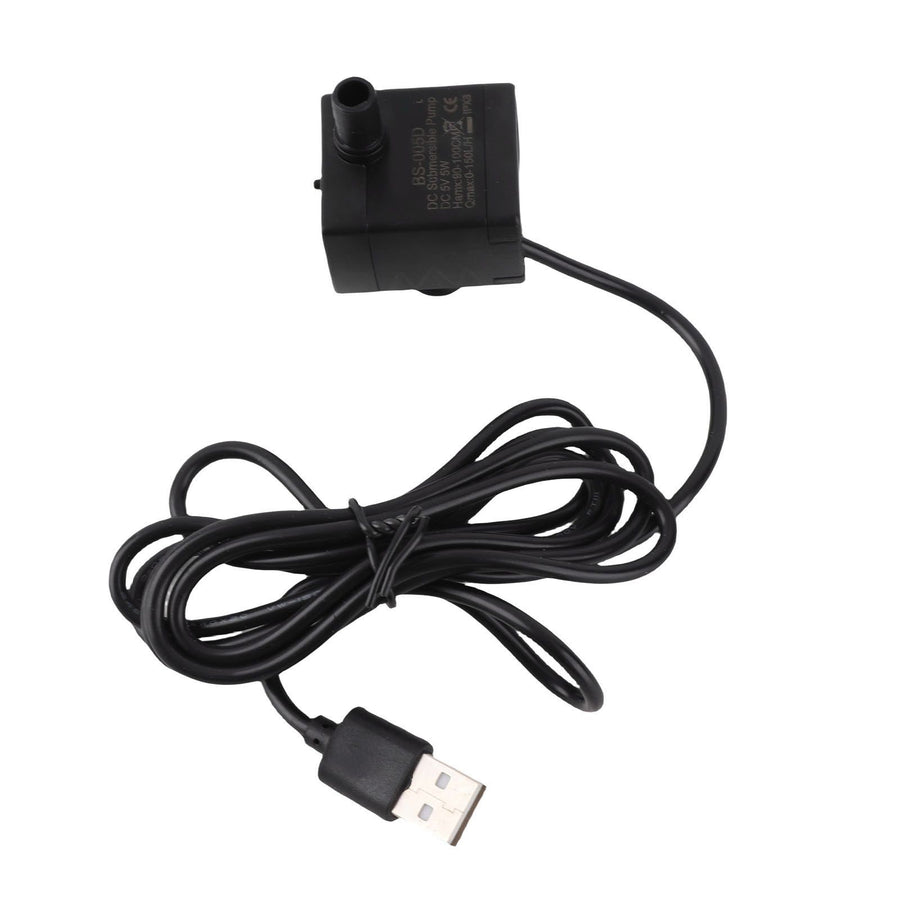 5V Hydroponics Indoor Miniature Fountain Landscape Water Pump Cable for Pond Fish Tanks