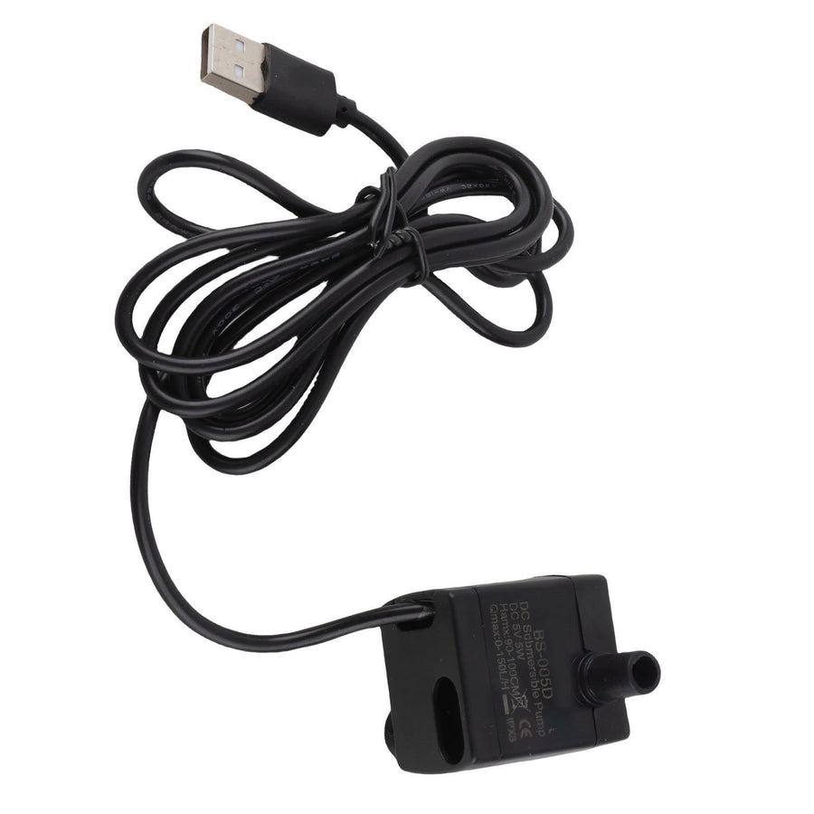 5V Hydroponics Indoor Miniature Fountain Landscape Water Pump Cable for Pond Fish Tanks