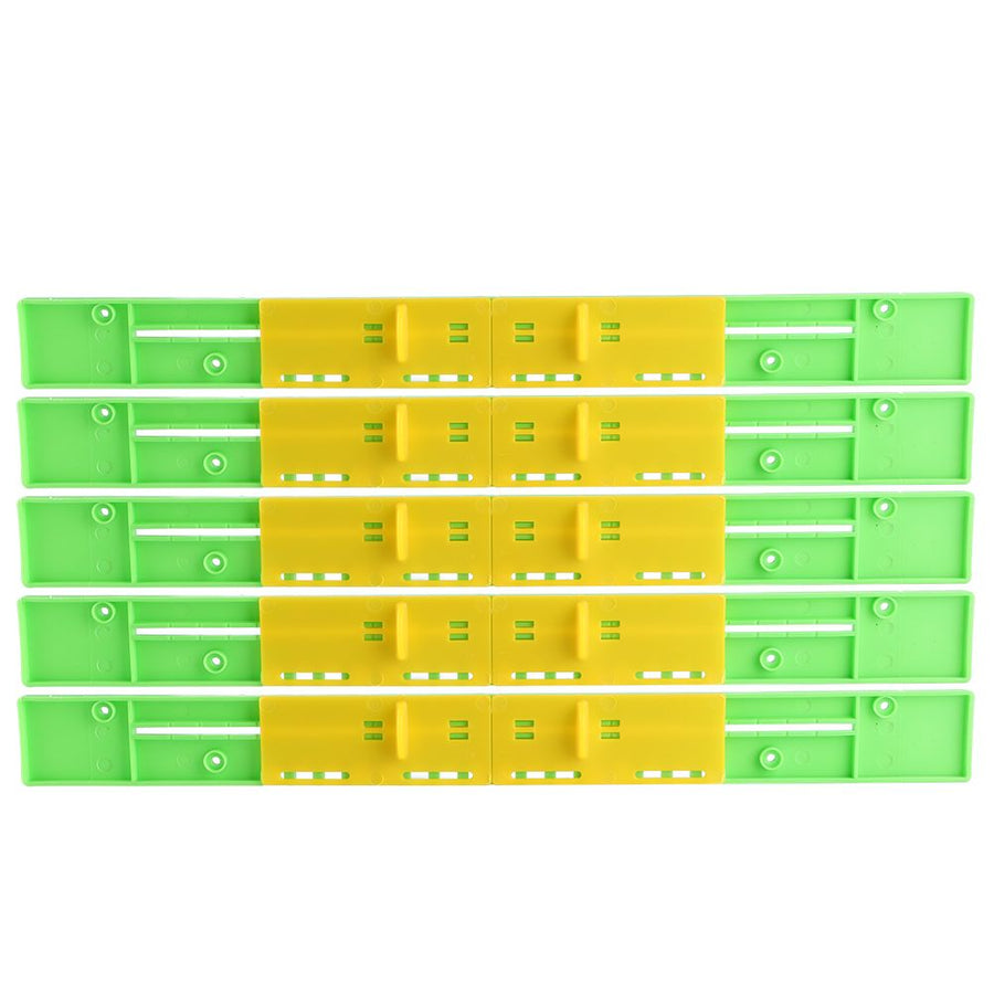 5 Pcs Durable Beehive Door Entrance Gate AntiEscape Beekeeper Plastic Tool(10 Frames for Chinese European 41cm)
