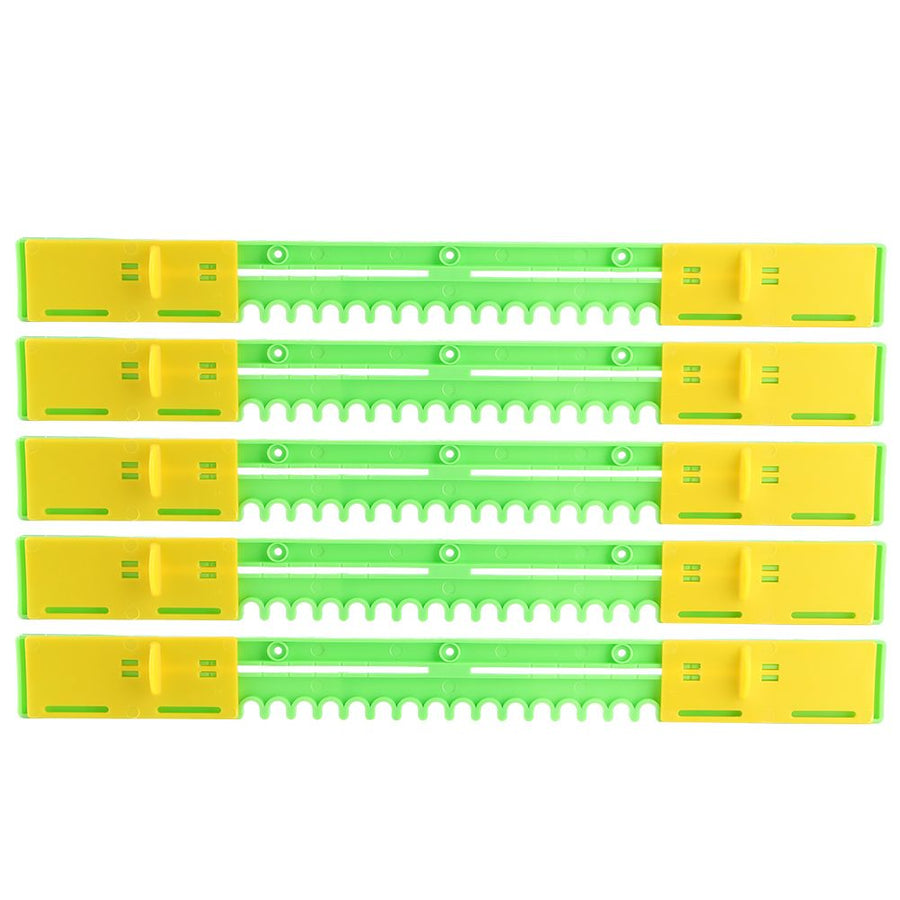 5 Pcs Durable Beehive Door Entrance Gate AntiEscape Beekeeper Plastic Tool(10 Frames for Chinese European 41cm)