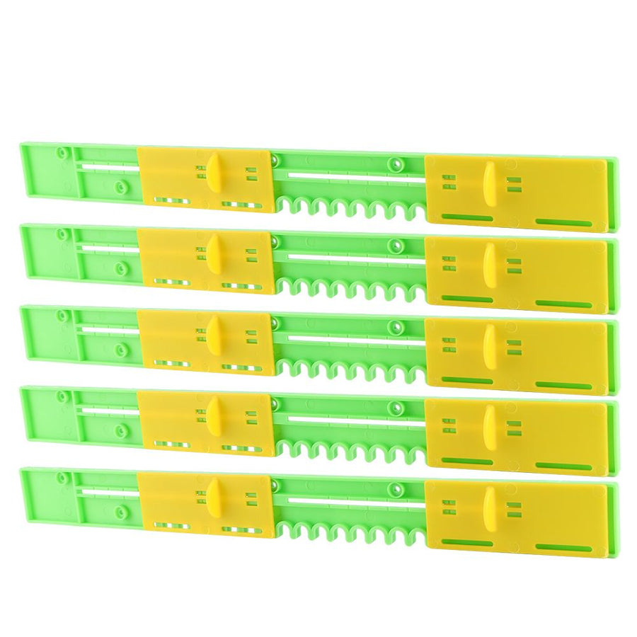 5 Pcs Durable Beehive Door Entrance Gate AntiEscape Beekeeper Plastic Tool(10 Frames for Chinese European 41cm)