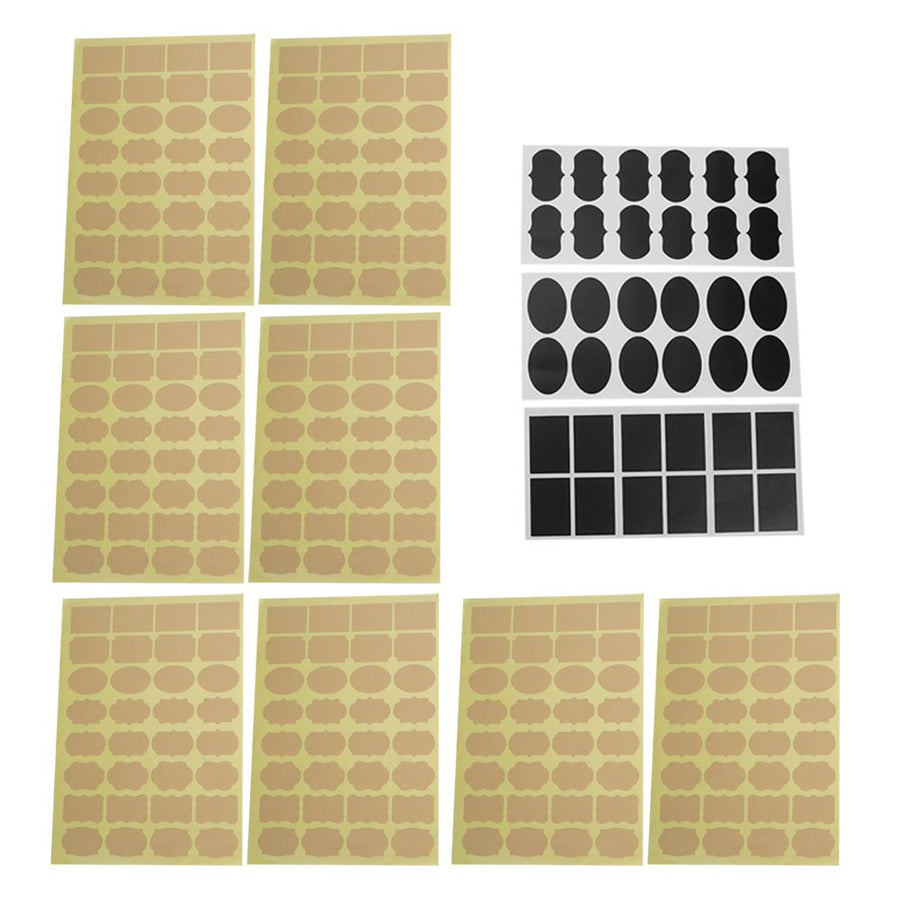 292Pcs/Set Adhesive Sticker Marking Tag for Wine Glasses Coffee Tea Boxes Jars Flower Pots Baskets