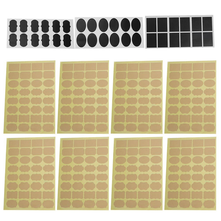 292Pcs/Set Adhesive Sticker Marking Tag for Wine Glasses Coffee Tea Boxes Jars Flower Pots Baskets
