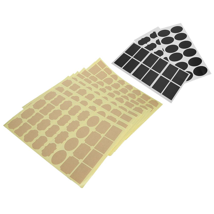 292Pcs/Set Adhesive Sticker Marking Tag for Wine Glasses Coffee Tea Boxes Jars Flower Pots Baskets