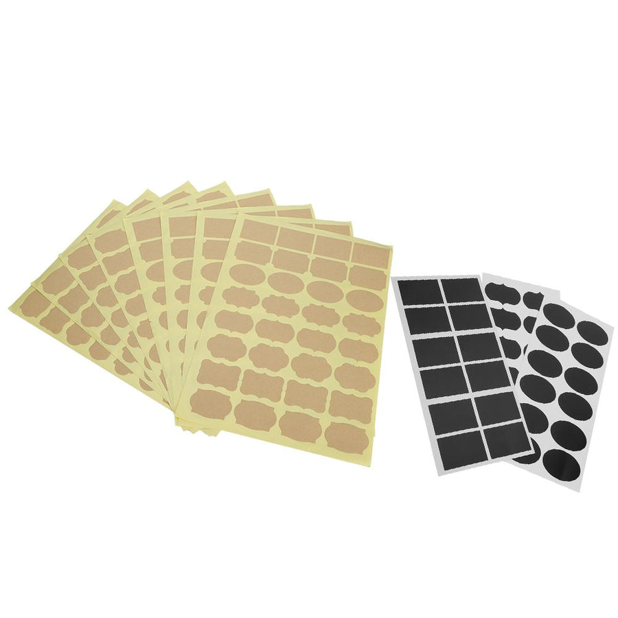 292Pcs/Set Adhesive Sticker Marking Tag for Wine Glasses Coffee Tea Boxes Jars Flower Pots Baskets