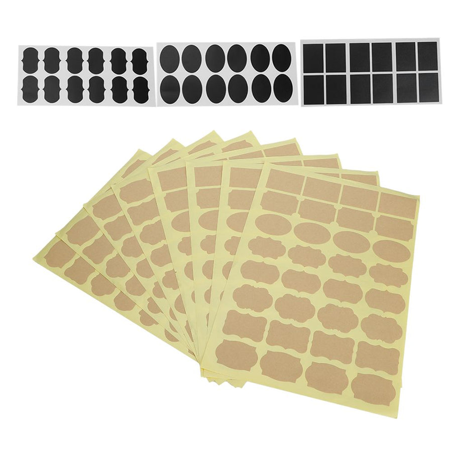 292Pcs/Set Adhesive Sticker Marking Tag for Wine Glasses Coffee Tea Boxes Jars Flower Pots Baskets