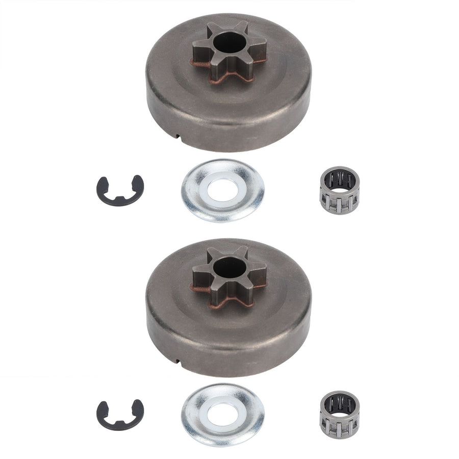 2 Set Clutch Drum Sprocket Kit Fit for STIHL 017 018 021 023 025 MS170 MS180 MS210 MS230 MS250 1123 640 2003
