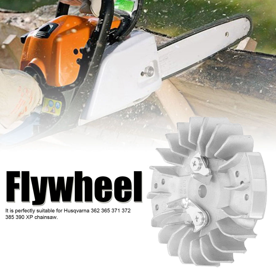 Electric Chainsaw Aluminum Flywheel Replacement for Husqvarna 362 365 371 372 385 390 XP