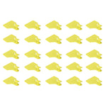 25PCS Livestock Cow Cattle Blank OnePiece Ear Tag Signs without Word Farm Animal Identification Card(M: 8.1x6.1CM )