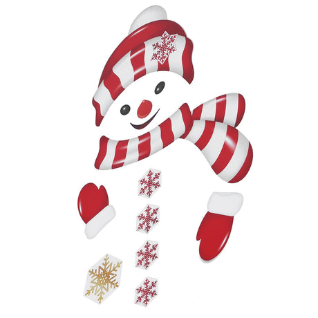Funny Christmas refrigerator sticker set in waterproof PVC, 19 pieces, image 7