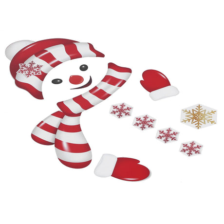 Funny Christmas refrigerator sticker set in waterproof PVC, 19 pieces, image 8