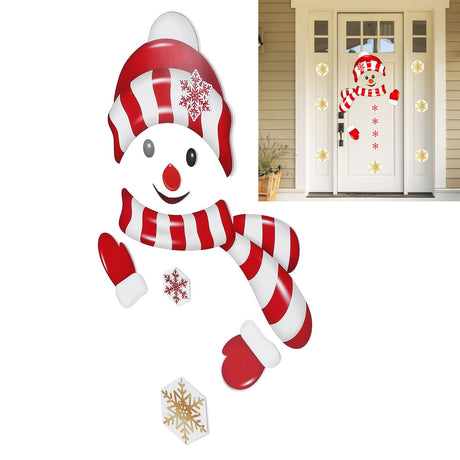 Funny Christmas refrigerator sticker set in waterproof PVC, 19 pieces, image 9