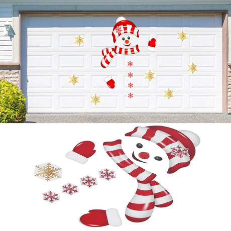 Funny Christmas refrigerator sticker set in waterproof PVC, 19 pieces, image 10