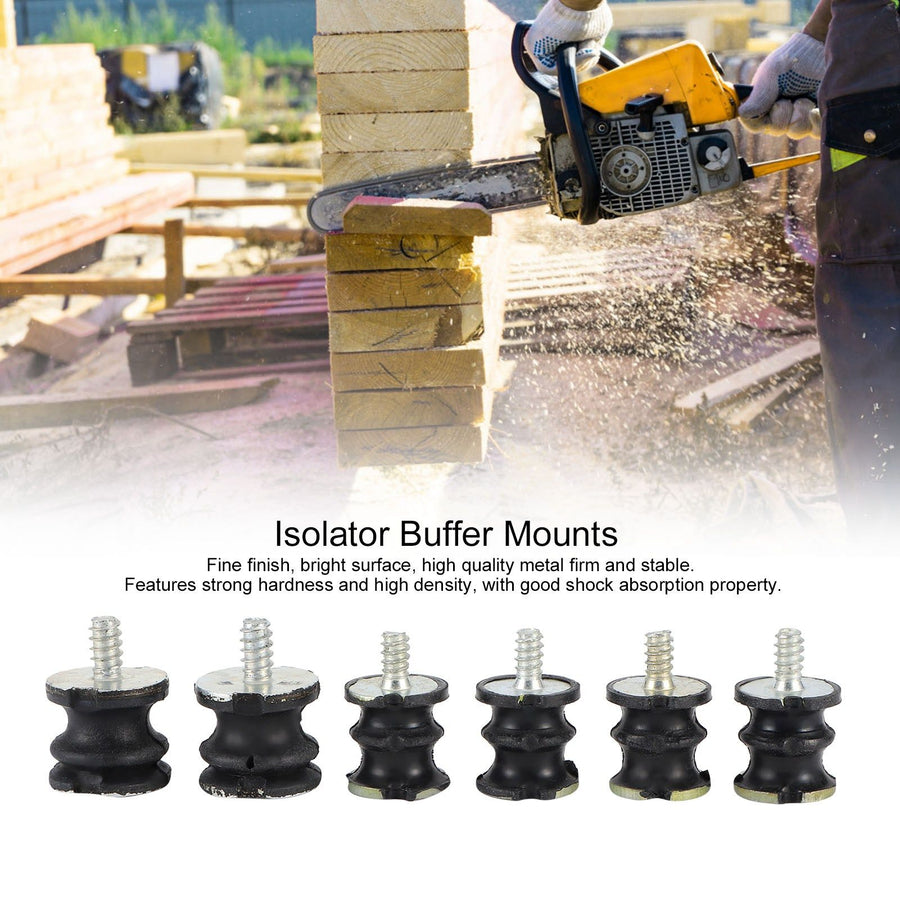 6PCS Isolator Buffer Mounts Set Replacement Fit for Husqvarna 268 272 61 266 Chainsaw