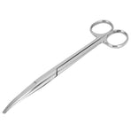 18cm Stainless Steel Scissor Veterinary Pet Farm Animal Curved Round Scissors Household Tool
