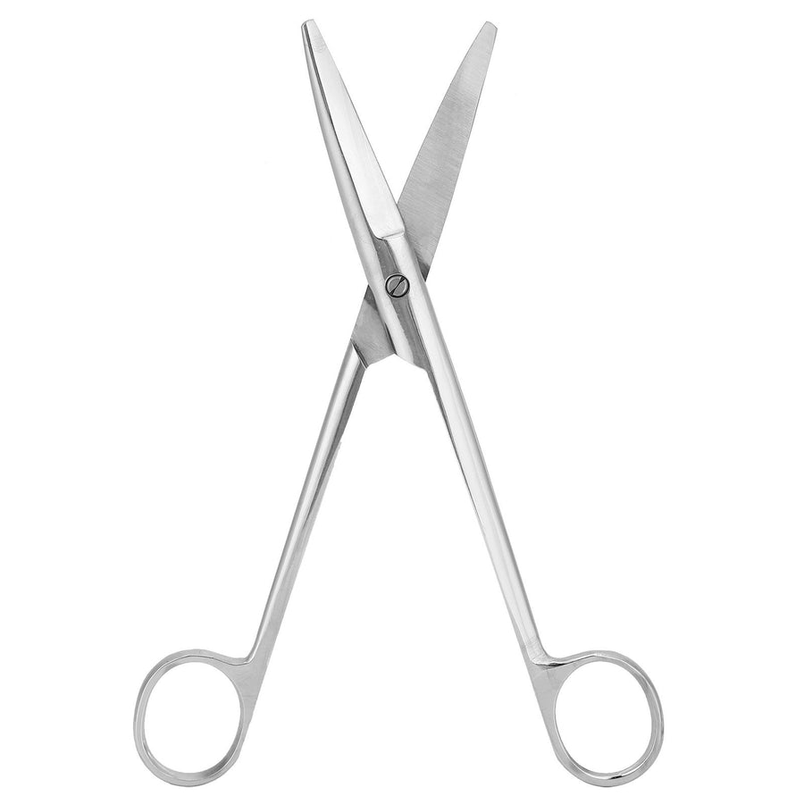 18cm Stainless Steel Scissor Veterinary Pet Farm Animal Curved Round Scissors Household Tool