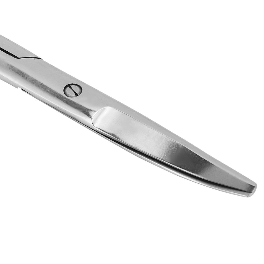 18cm Stainless Steel Scissor Veterinary Pet Farm Animal Curved Round Scissors Household Tool
