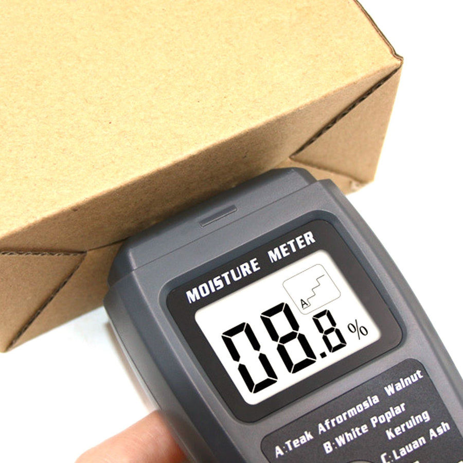 Wood Moisture Meter Handheld LED Digital Humidity Tester Detector Moisture Measuring Tool