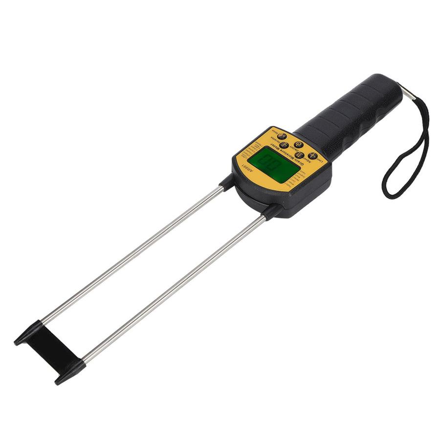 Digital LCD Grain Moisture Meter Corn Stalks Rice Soybean Water Content Analyzer