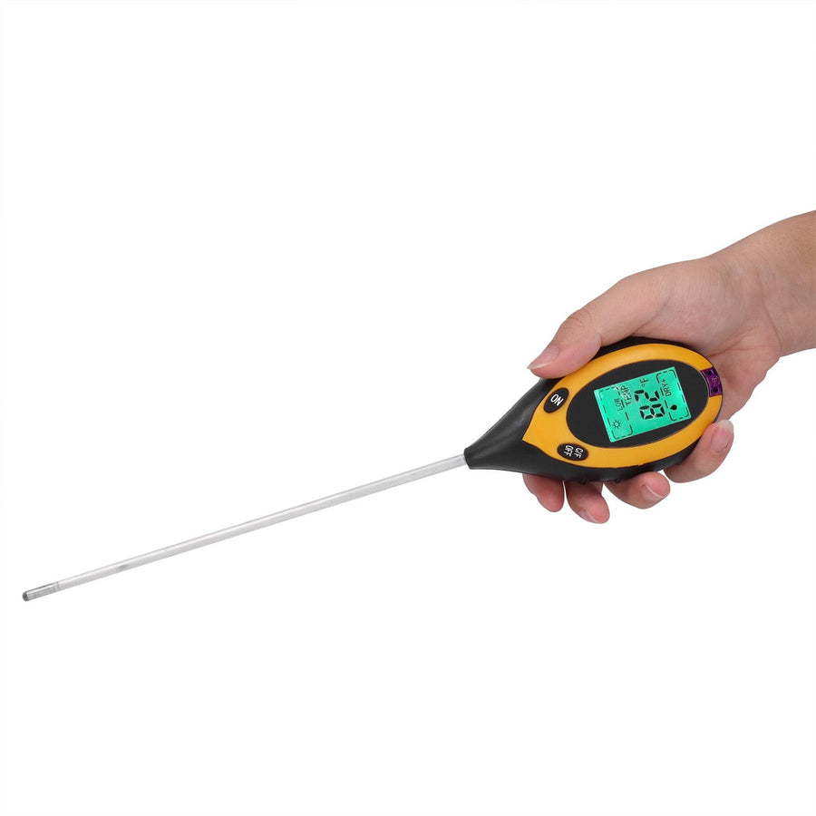 4 in1 Soil Tester Digital Humidity PH Illuminance MultiFunctional Sensor for Graden Farm Lawn