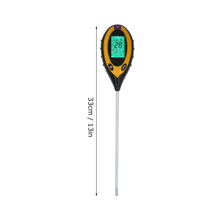 4 in1 Soil Tester Digital Humidity PH Illuminance MultiFunctional Sensor for Graden Farm Lawn