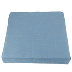 Household Square Soft Yoga Floor Cushion Removable Washable Meditation Mat CushionBlue 40 x 40 x 6cm (L x W x H)
