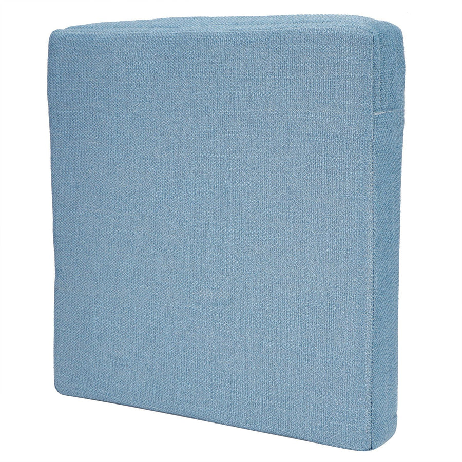 Household Square Soft Yoga Floor Cushion Removable Washable Meditation Mat CushionBlue 40 x 40 x 6cm (L x W x H)