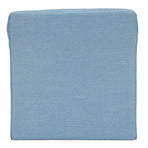 Household Square Soft Yoga Floor Cushion Removable Washable Meditation Mat CushionBlue 40 x 40 x 6cm (L x W x H)