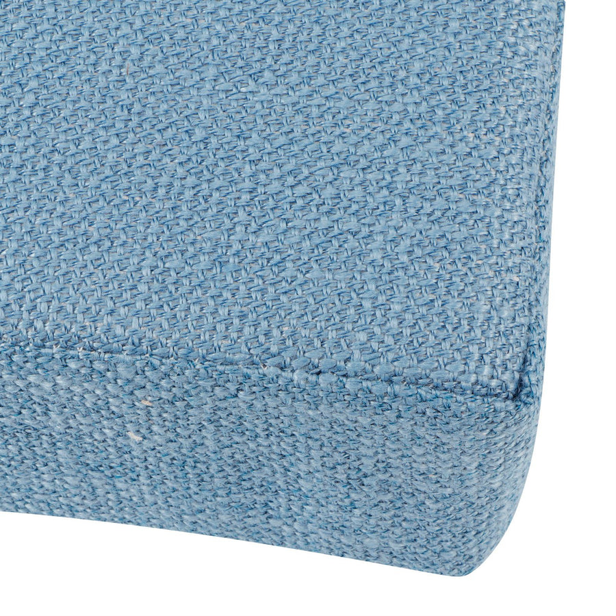 Household Square Soft Yoga Floor Cushion Removable Washable Meditation Mat CushionBlue 40 x 40 x 6cm (L x W x H)