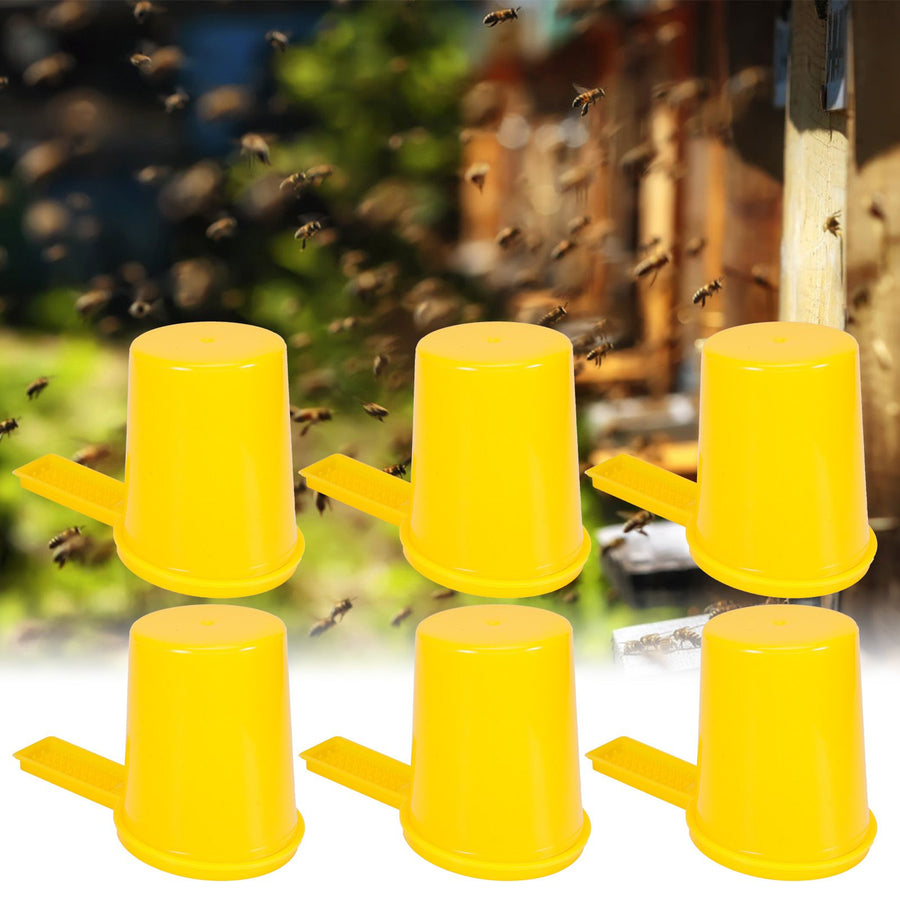 6Set Bee Water Feeder Beehive Drinking Feeding Device Beekeeping Rearing Accessory