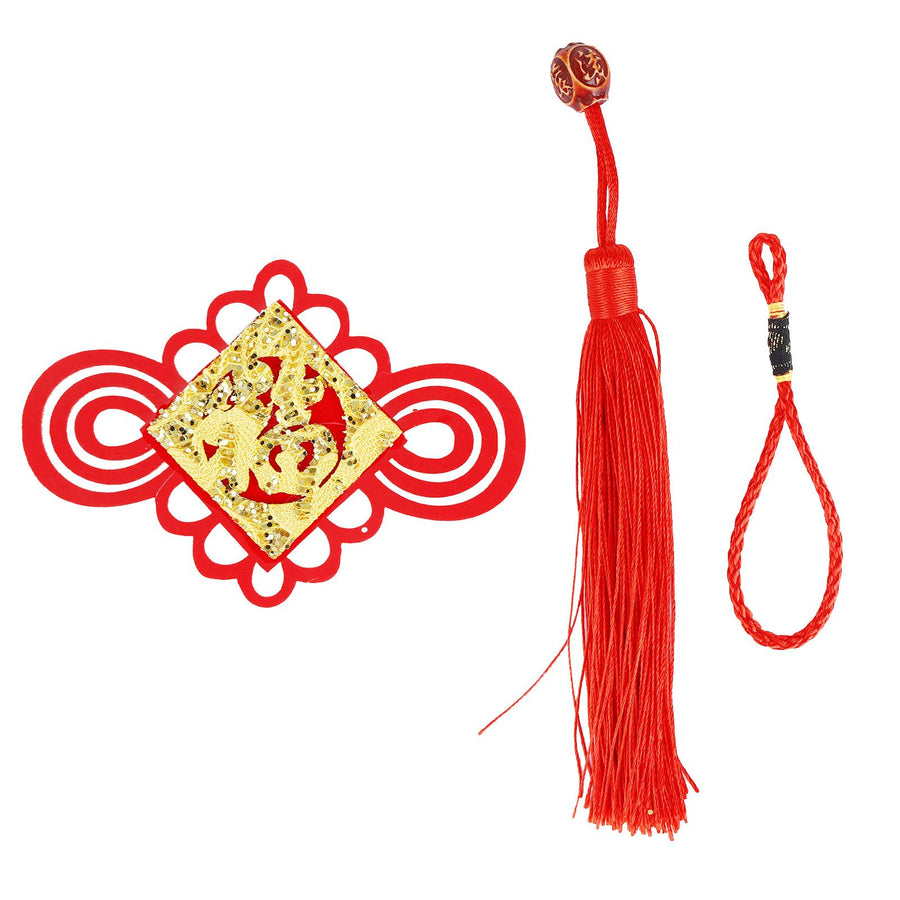 Chinese New Year Decorations Flocking Couplet DIY Christmas Decorations for Home Courtyard Porch