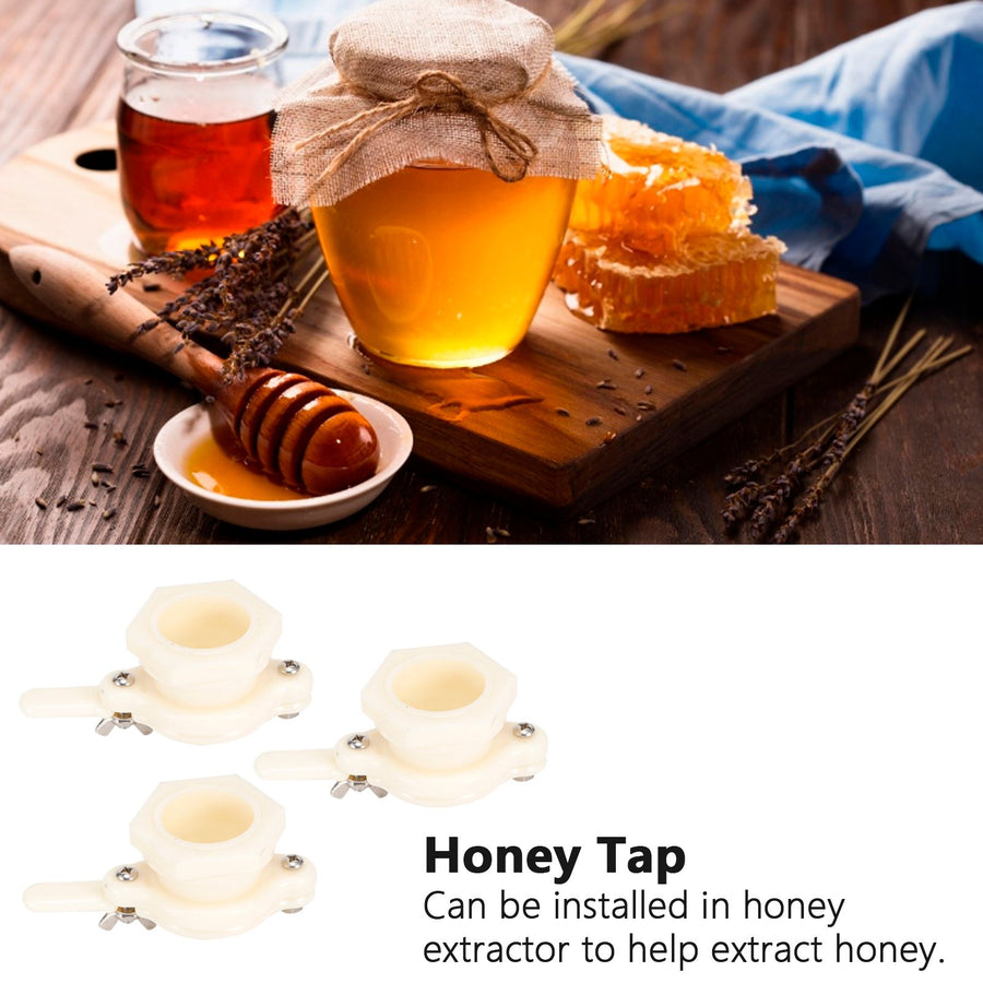 3Set Honey Tap Gate Valve Tools Honey Extractor Accessory Beekeeping Equipment Supply
