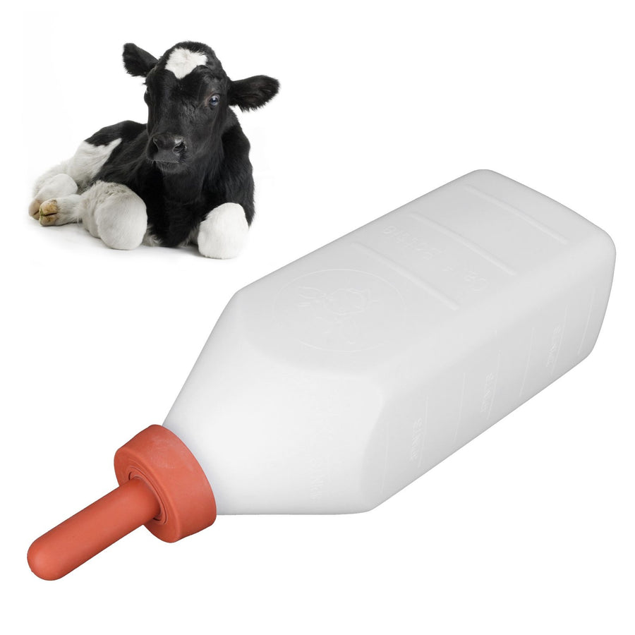 4L Vertical Type Portable Calf Milk Feeding Bottle Nursing Milk Feeder for Cattle Livestock