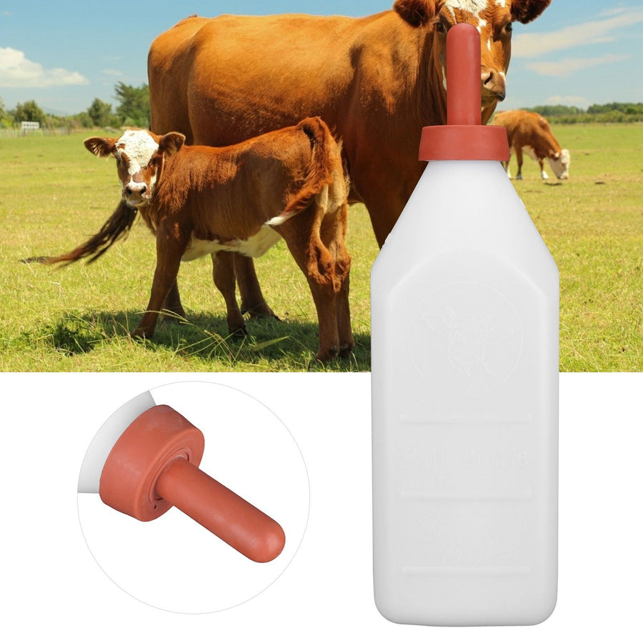 4L Vertical Type Portable Calf Milk Feeding Bottle Nursing Milk Feeder for Cattle Livestock