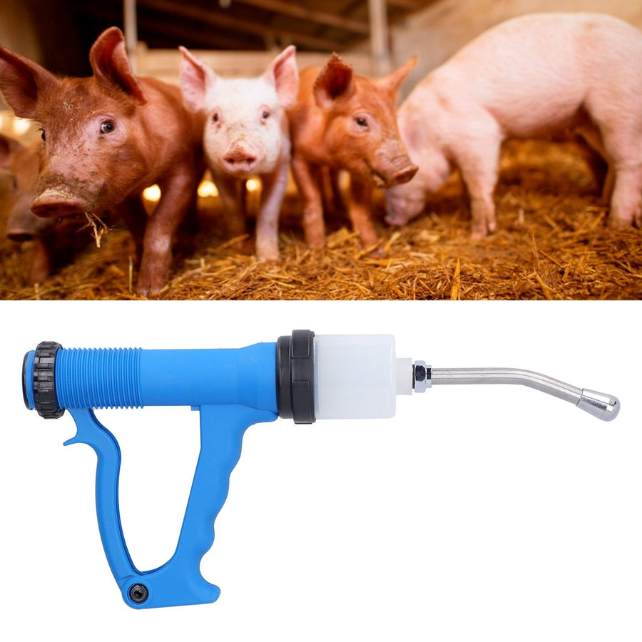 Continuous Syringe 70ml Adjustable Injector Veterinary Accessory for Pig Cattle Sheep