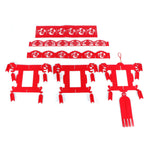 Chinese Lantern DIY Felt Red Fu Puzzle Lantern New Year Pendant Home Garden Decorations