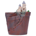 Succulent Plants Flowerpot Resin Mini House Flower Planter Container Home Decor