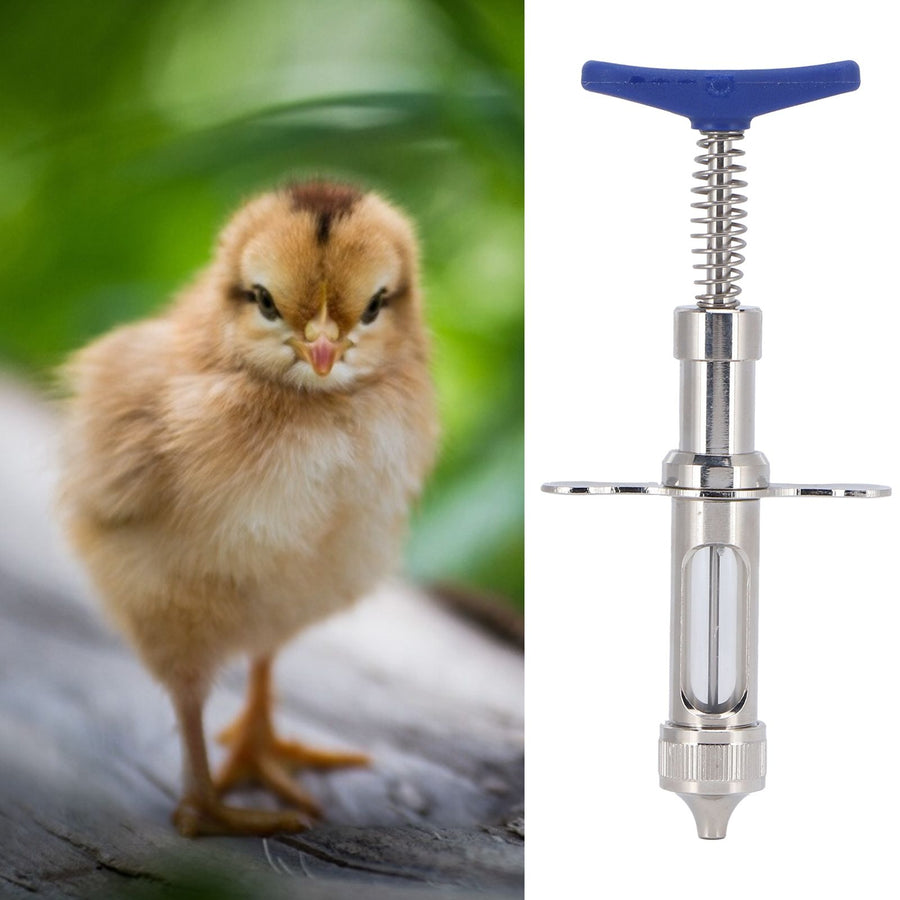 2cc Continuous Inoculator Automatic Syringe Injector Vaccine Injection for Chickens Veterinary Tool