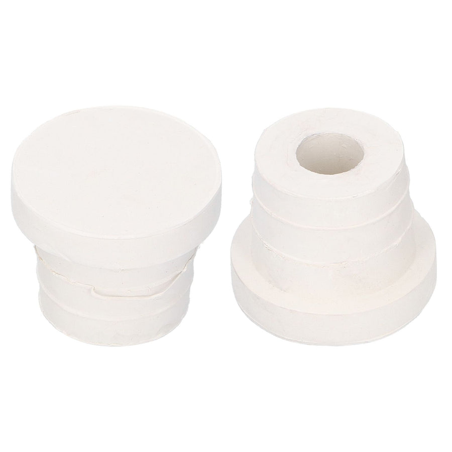 2Pcs Ladder Rubber Stopper Bumper Replacement Safety Guard Swimming Pool Supplies