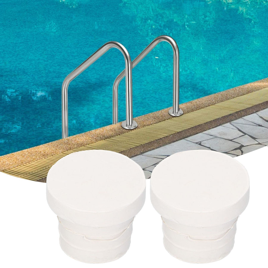 2Pcs Ladder Rubber Stopper Bumper Replacement Safety Guard Swimming Pool Supplies