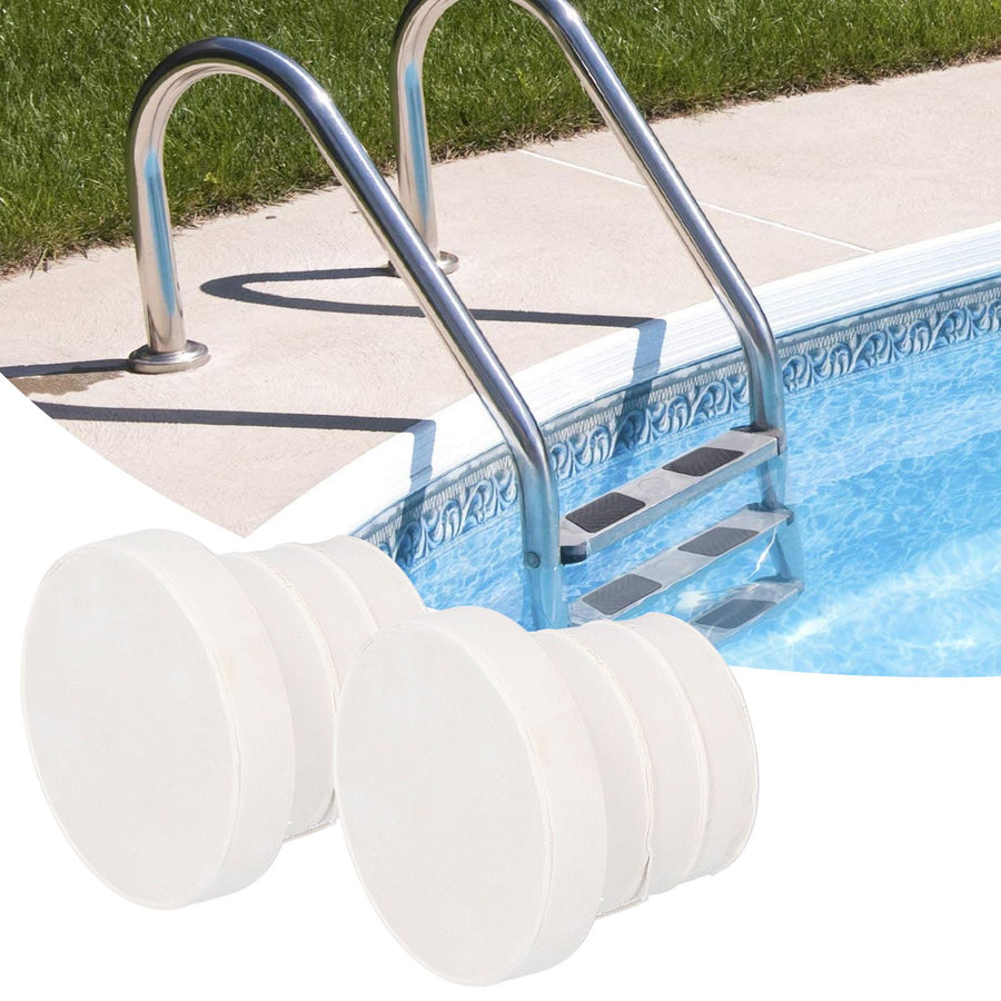 2Pcs Ladder Rubber Stopper Bumper Replacement Safety Guard Swimming Pool Supplies