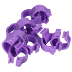 100pcs Birds Foot Rings Number Identification Pigeon Leg Bands Poultry Clip RingPurple