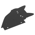 Simulation Acrylic Cat Statue Outdoor Garden Yards Ornaments Pest Deterrent Repeller Black