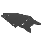Simulation Acrylic Cat Statue Outdoor Garden Yards Ornaments Pest Deterrent Repeller Black